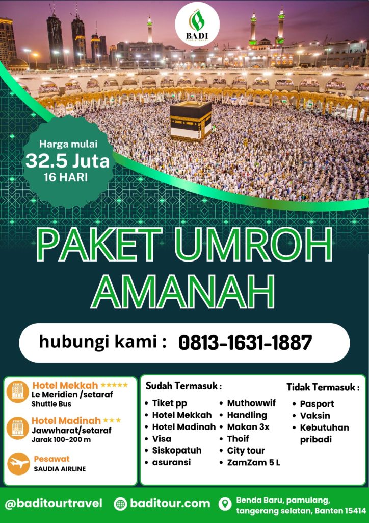 Paket umroh amanah