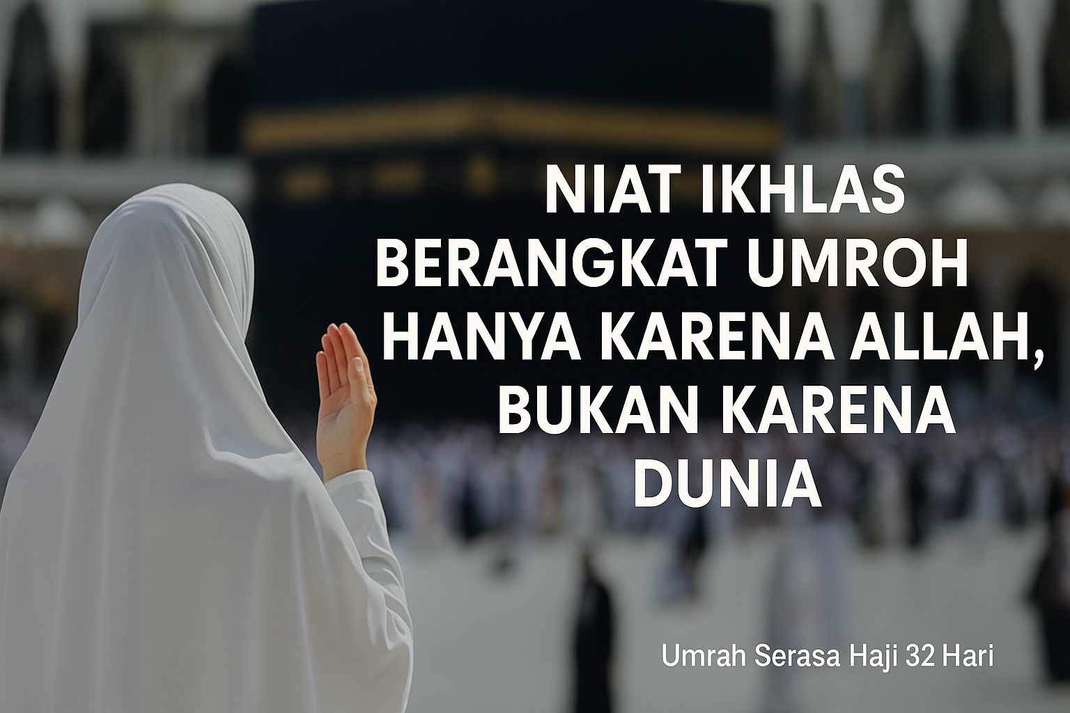 niat ikhlas umroh